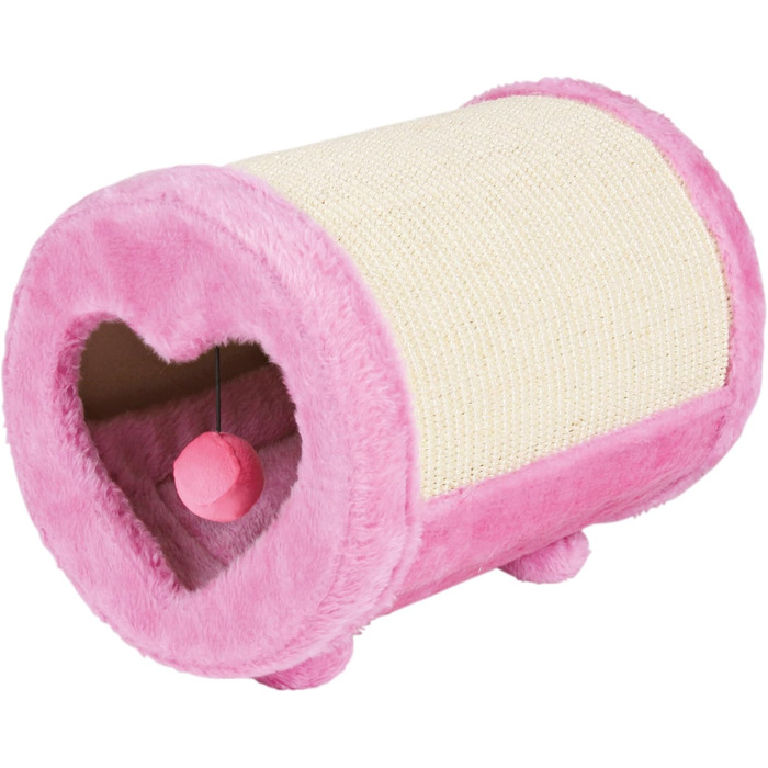 Будиночок для котів Trixie Lukas з кігтеточкою, 35x33x65 см, сірий