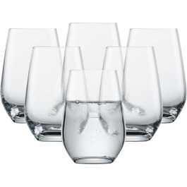 Універсальні келихи Schott Zwiesel Vina, 6 шт, багатофункціональні склянки з тритан-кришталю, для води, вина, напоїв, німецька якість, придатні для миття в посудомийній машині
