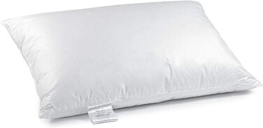 H&F Heimtextilien Premium Quality | Pillow 50x70 cm | 1000 Grams Down, Goose Down | 100% Natural Three-Chamber Pillow | Cover: 100% Cotton | 3-Chamber Down Pillow | Oeko-TEX Certified