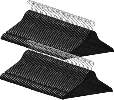 Дерев'яні вішалки для одягу AWY03H (100 шт.) з неслизьким вигином для штанів та обертовим гачком 360°