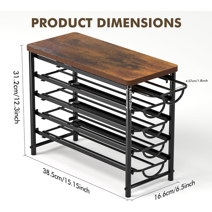 Тримач для капсул кави Dolce Gusto, 5-ярусний металевий ящик для капсул з тихими направляючими та антиковзними ніжками (на 72 капсули)