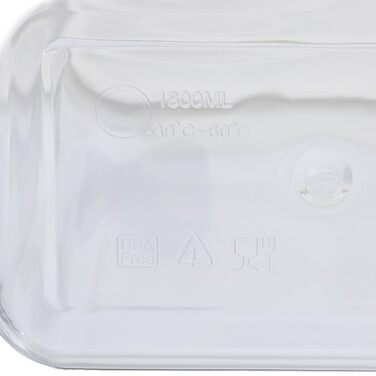 Relaxdays Pet Food Storage Box, 1.8 Liters