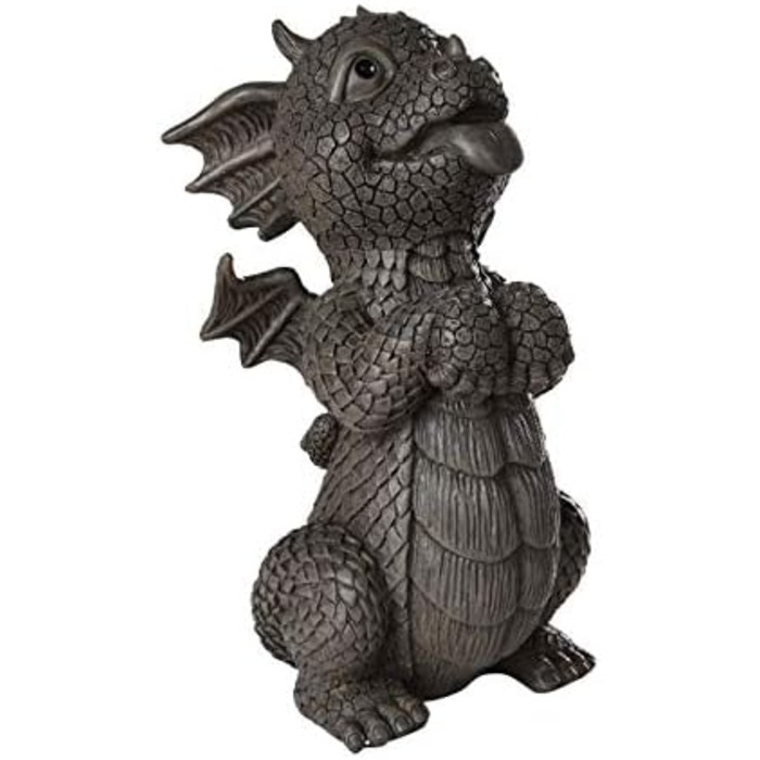 Pacific Giftware Garden Statue Begging Dragon Making a Face 26 cm - Garden Dragon Fantasy Decor Statue Planter
