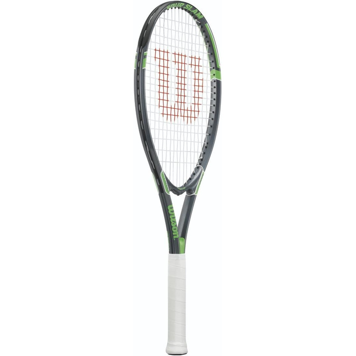 Тенісний ракеточний прилад Wilson Tour Slam для дорослих. Розмір ручки 3 - 4 3/8', зелений/чорний