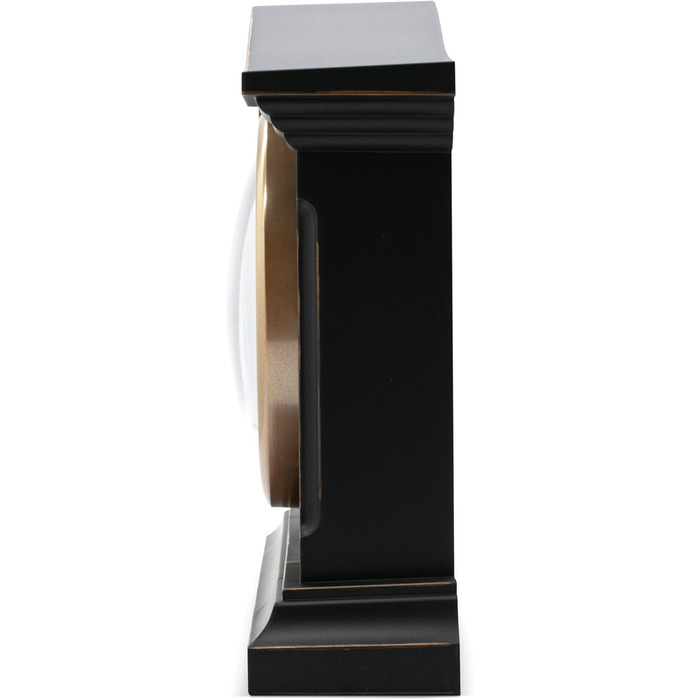 Towcester Clock Works Co. Falkenburg Mantle Clock, Plastic, Black, One Size