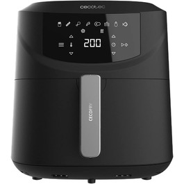 Аерофритюрниця Cecotec Cecofry Absolute 7600, 7.6 л, 2000 Вт, цифрова, компактна, технологія PerfectCook, сенсорне керування, 8 режимів, регульована температура і час