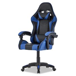 Геймерське крісло Walden Ergonomic для офісу та комп'ютера, зелене/синє, з регульованою спинкою та висотою