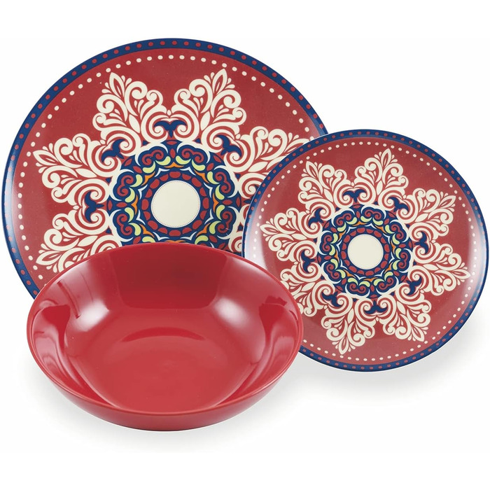 Villa d'Este Home Tivoli Shiraz: 18-частинний порцеляновий сервіз для обіднього столу