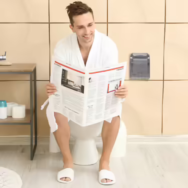 Relaxdays Toilet Paper Holder with Storage