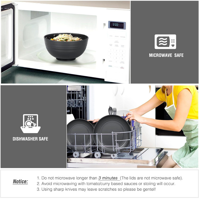 Набір посуду з PP | Легкий та незламний сервіз з 16 предметів для дітей та дорослих, тарілки, миски, чашки