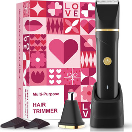 Електричний жіночий тример 3-в-1 для тіла, обличчя, ніг, рук, під пазухами та в зоні бікіні, водонепроникний, перезаряджається, зелено-чорний