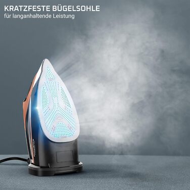 Rowenta Steamforce Pro: Пароочищувач для одягу, 3200 Вт, 75 г/хв, Anti-Kalk, чорний/мідний, DW9520D1