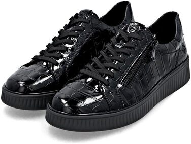 Жіночі кросівки Remonte D2E01 – низькі, чорні, з змінною устілкою (38 EU)