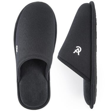 Чоловічі тапочки VeraCosy з пам'яттю піни, неслизькі, з маїсового трикотажу (40/41 EU, вугільно-сірий)