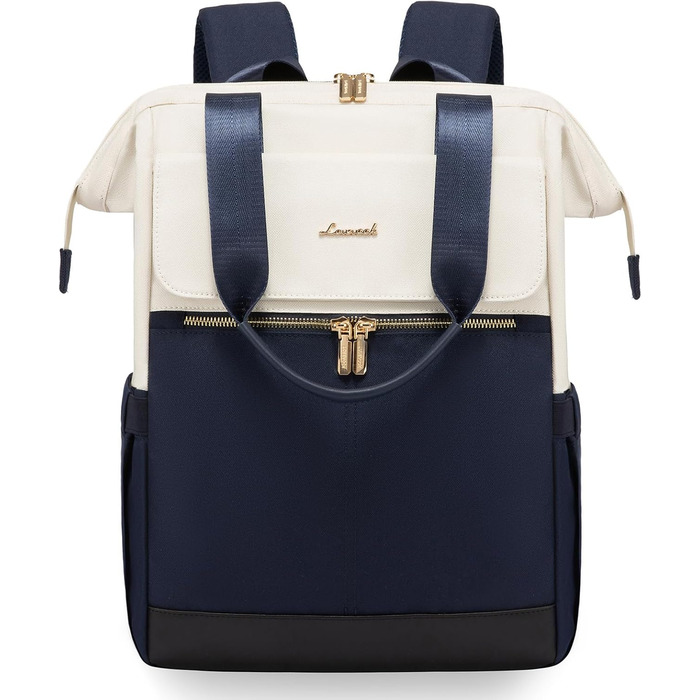 Сумка-рюкзак LOVEVOOK для жінок, водонепроникний рюкзак для ноутбука, шкільна сумка для підлітків, елегантний рюкзак на день, сумка-тоут 2 в 1, 15.6 дюймів, сумка для роботи, сумка для вчителя, туристичний рюкзак для університету, офісу, бежевого та хакі 