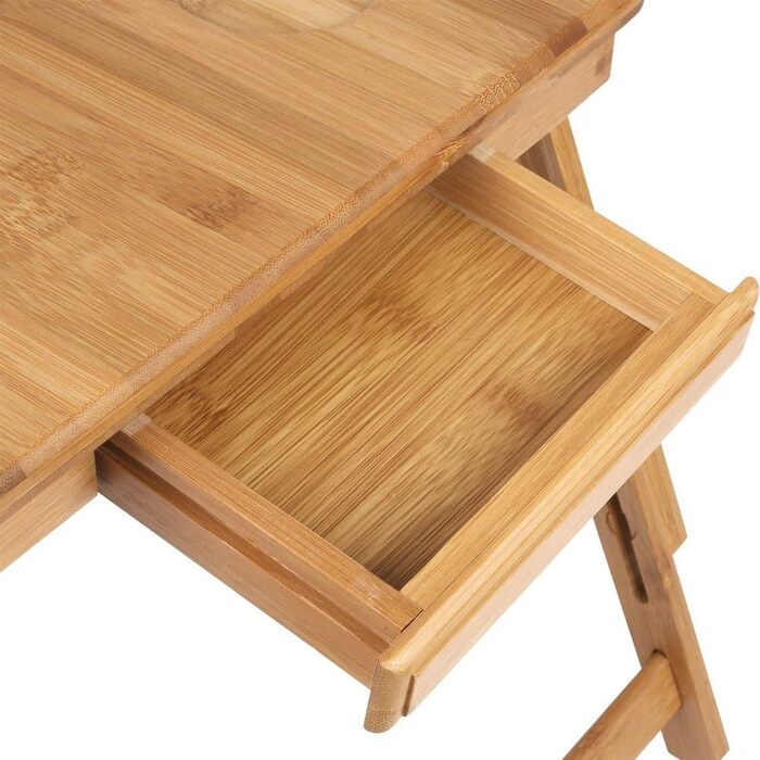 Столик для ноутбука BAKAJI: регульований, складний, 55x35x29 см