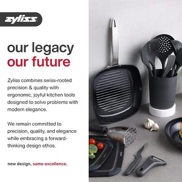 Салатозламач Zyliss Easy Spin з нержавіючої сталі, 6 л, з мотузковим приводом, миска для салатів з кришкою, BPA-free, неслизьке дно, AquaVent™-технологія, кнопка стоп, придатний для миття в посудомийній машині