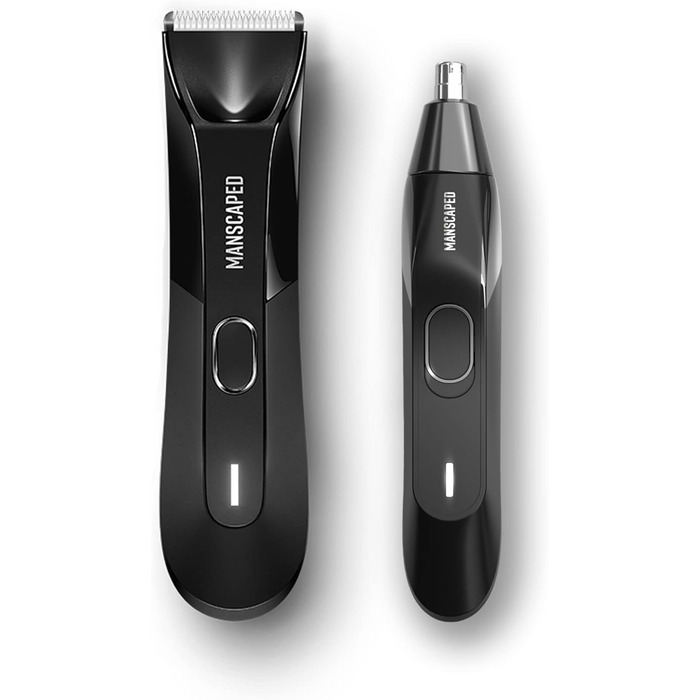 MANSCAPED® The Perfect Duo 4.0 Contains The Lawn Mower® 4.0 Waterproof Electric Groin Hair Trimmer and The Weed Whacker® 2.0 Nose & Ear Hair Trimmer