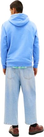 Чоловічий худі Tommy Jeans Linear Logo з капюшоном, колір Light Horizon Blue, розмір S