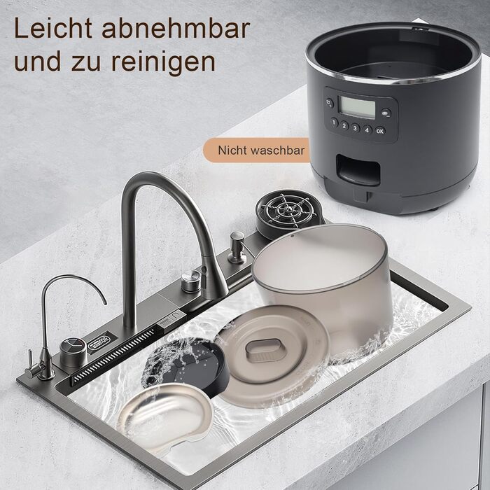 Автомат для годування котів з таймером – 4L, програмований, точний контроль порцій, чорний