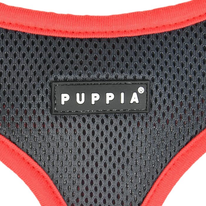 Шлейка для собак Puppia Soft Harness II, сіра, XL - м'яка, зручна та регульована