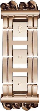 Жіночий аналоговий годинник Guess Heavy Metal зі сталевим браслетом (Rose Gold)
