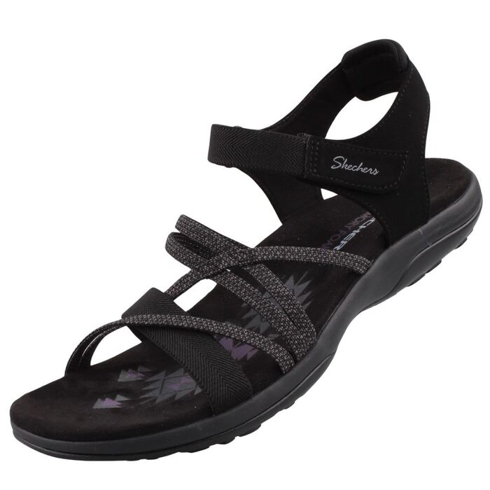 Сандалі жіночі Skechers Reggae Slim Sunnyside чорні (41 EU) - легкі та зручні для літа