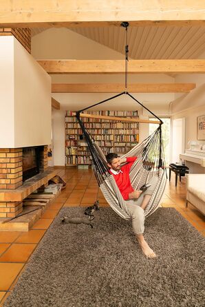 La Siesta CasaMount Black Multi-Surface Attachment for Hammock Chairs and Hammocks