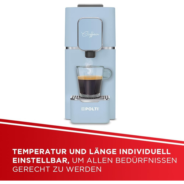 Еспресо-машина POLTI Coffea S15W, 0.85 л, білий (світло-блакитний)