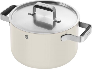 Набір керамічних каструль ZWILLING PURE Stay-Cool, колір слонова кістка (ECRU)