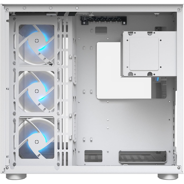 Корпус для ПК Cougar Cube Midi-Tower, загартоване скло, 3 вентилятори FV150 ARGB, білий