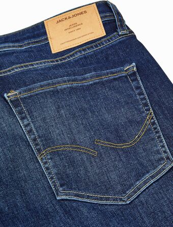 Джинси чоловічі JACK & JONES Clark Stretch Straight Fit сині (32W/32L) - класичний крій, якісний денім