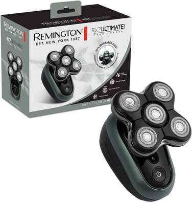 Електричний голєва машина Remington Glatzen Rasierer XR1600 з турбо-функцією та змінний насадка SPR-RX5 для гоління голови