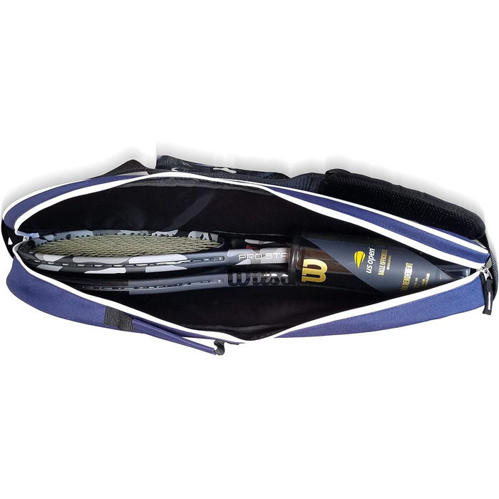 Сумка для тенісу Wilson Advantage Limited Edition Marineblau/Weiß на 2 ракетки