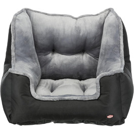 Автокрісло для собак TRIXIE Cabrio Deluxe - автоліжко, 50x40x50 см, з кріпленнями, м'яке, 30°C, 1 шт.