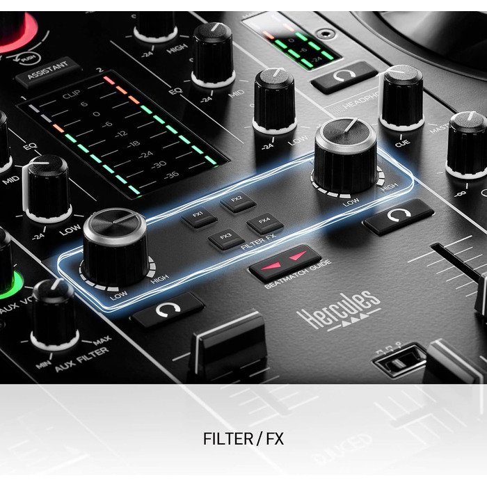 DJ контролер Hercules DJControl Inpulse 500 - 2-Deck USB контролер для Serato DJ Lite та DJUCED