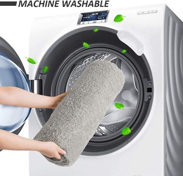 Килимок для ванної кімнати ZARCKER 50x80 см, неслизький, швидковисихаючий, для ванни, душу, унітазу, сірий