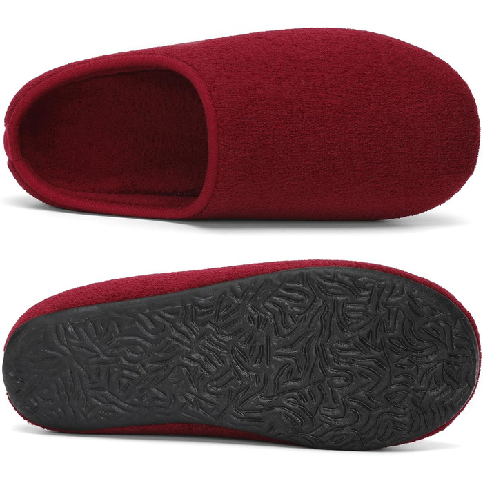 Теплі жіночі домашні тапочки Mishansha, кораловий колір, замша, зимові, розмір 36 EU, бордовий