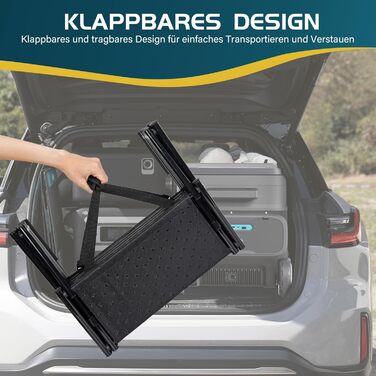 Сходинка для собак OUUTMEE 4-ступінчаста, складана, для автомобілів та SUV, до 80 кг