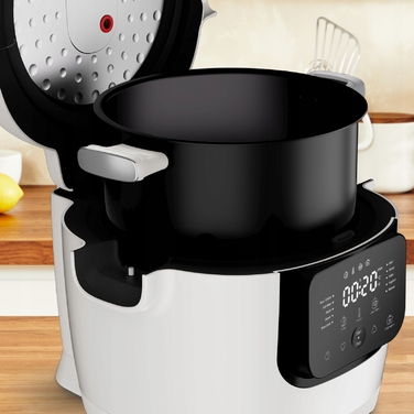Мультиварка-рисоварка Tefal Basic MY700B, 6 л, 10 програм, електрична каструля