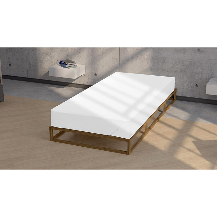 biberna 0002820 Biber Sheet/Bed Sheet Biber 2x 150x250 cm white
