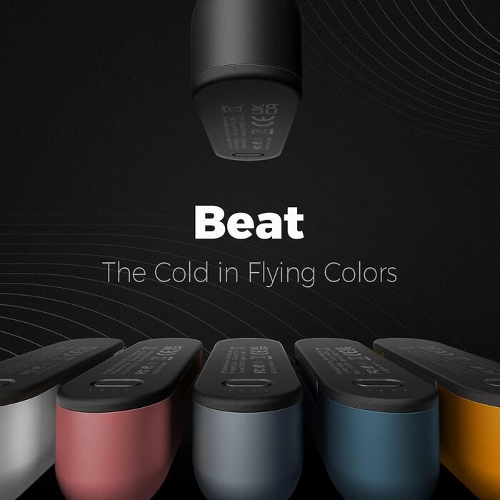 Електричний грієчка OCOOPA UT2s (MagTwins) - 10000 mAh, 4 режими нагріву, Bluetooth, для рук, Outdoor, блакитний