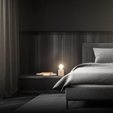 BRILONER Настільна лампа міні, ретро/вінтаж, кераміка, бежева, E27, 10W, для дому та офісу