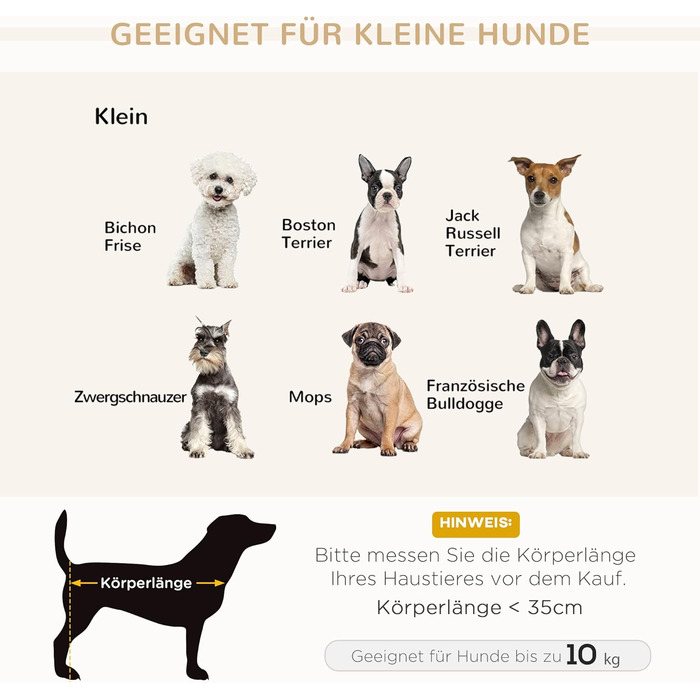 PawHut Крісло-лежанка для собак з матрацом та місцем для зберігання, світло-сірий, 76 x 45 x 43 см