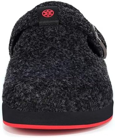 Тапочки халатні з фетру Gaatpot Winter для дому, теплі, чорні, розмір 36-46