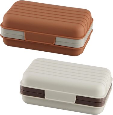 2 шт. мильниця з кришкою, туристична мильниця, підставка для мила, вологостійкий контейнер для мила для подорожей, душу, ванної кімнати, кухні