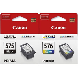 Комплект картриджів Canon PG-575 чорний та CL-576 кольоровий для принтерів Canon PIXMA