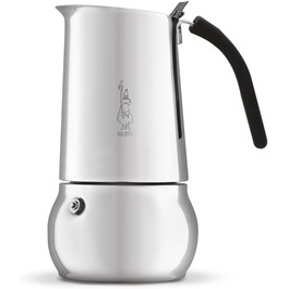 Espressokocher Bialetti Kitty 4 Tassen, Edelstahl, Чорний
