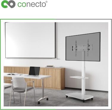Підставка для телевізора Conecto SA-CC50864 біла, поворотна, для екранів 37-75