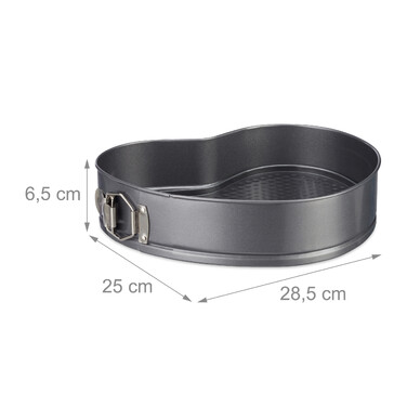 Relaxdays XL Heart-Shaped Cake Pan